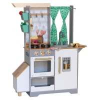 Bucatarie de joaca copii Terrace Garden Play Kitchen KidKraft cu accesorii sunte si lumini Bucatarie de joaca copii Terrace Garden Play Kitchen KidKraft cu accesorii sunte si lumini